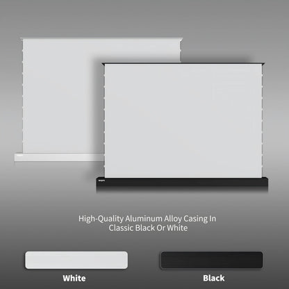WUPRO Cinema LeApex Smart Motorized Floor Rising Screen Soft Matte White