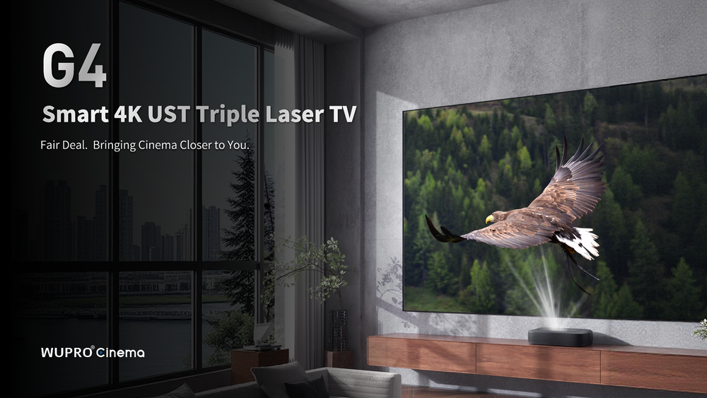 WUPRO Cinema G3 Triple Laser Mini UST Smart-Projektor