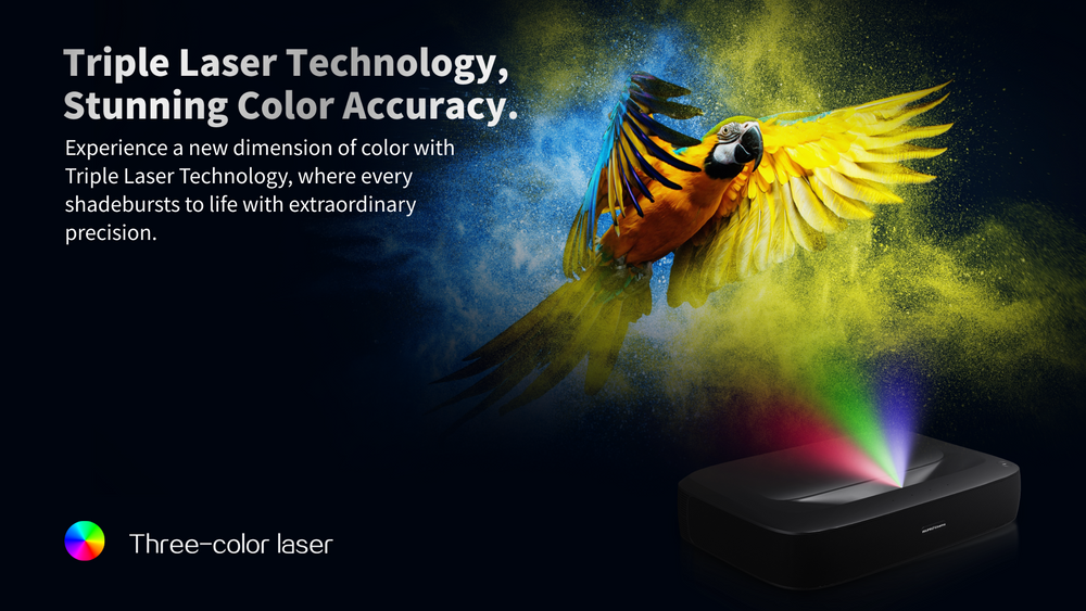 WUPRO Cinema G3 Triple Laser Mini UST Smart-Projektor