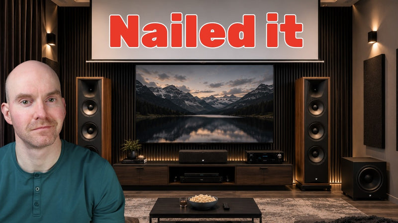 This 120" Upgrade Saved It+ Build Update - WUPRO Cinema FlowArc