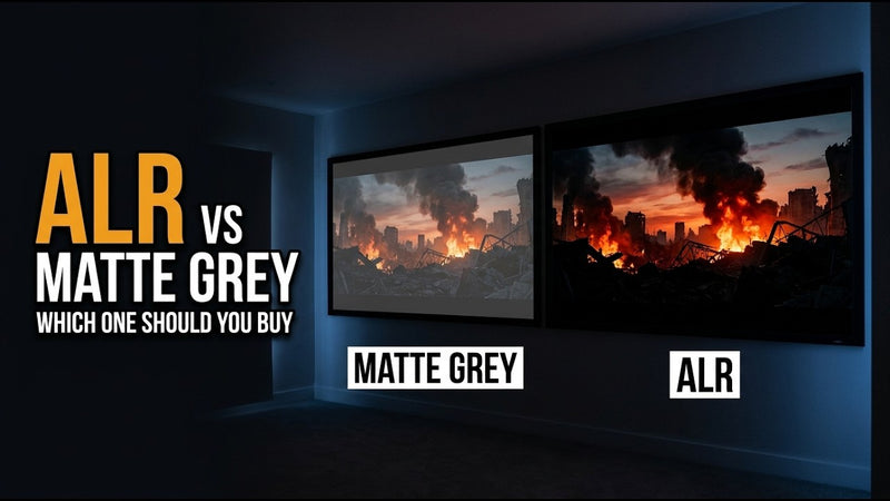 ALR vs Matte Grey WURRO Projector Screen - I Tested both on the XGIMI Horizon 20 Max