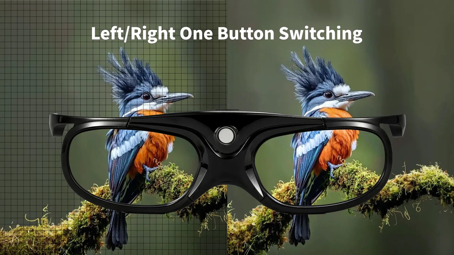 WUPRO DLP Active Shutter 3D Glasses deliver a brighter and clearer 3D image
