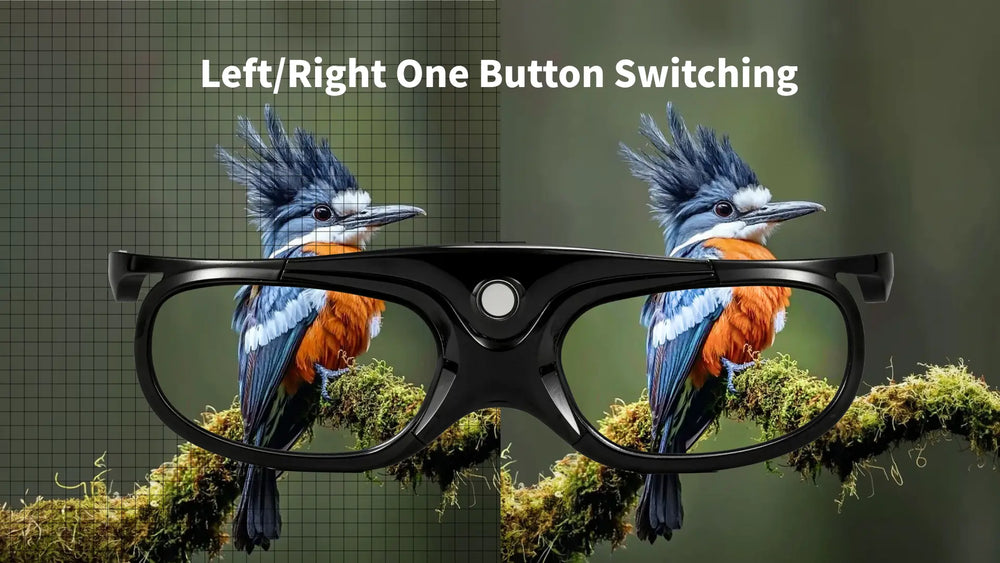 Las gafas 3D con obturador activo WUPRO DLP ofrecen una imagen 3D más brillante y nítida