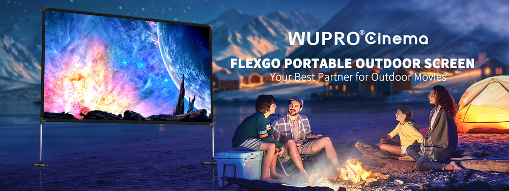 WUPRO Cinema FlexGo Outdoor-Projektorleinwand