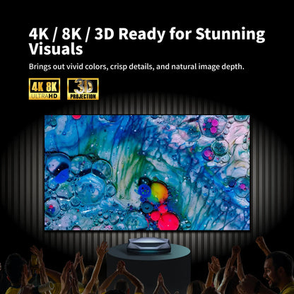 WUPRO Gallery EVO CBSP 4K 8K HDR screen for ultra short throw laser projectors