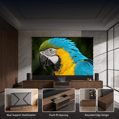 Premium stable motor system for WUPRO laser TV cabinet with smooth and quiet operation